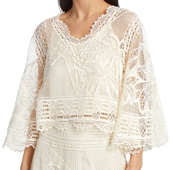 FARM Rio Guipure Lace Blouse - Picture 2 of 11